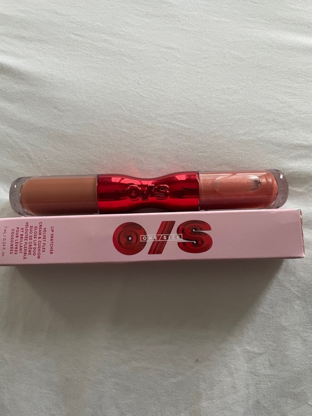 ONE/SIZE Dual-Ended Lipstick — Nude & Shimmer Pink in Muther Starrr